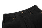 Yiaknis Wide-Leg Trousers with Button Fly and Flap Pockets, Khaki and Black – photo 30