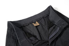 Yiaknis Khaki and Dark Grey Wide-Leg Cargo Trousers with Elastic Back Waist – photo 31