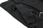 Yiaknis Wide-Leg Cropped Cargo Trousers, Lace-Up Legs, Off White and Black – photo 31
