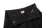 Yiaknis Wide-Leg Trousers with Button Fly and Flap Pockets, Khaki and Black – photo 31
