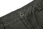 Yiaknis Wide-Leg Cargo Trousers, D-Ring Pockets, Black and Dark Green – photo 31