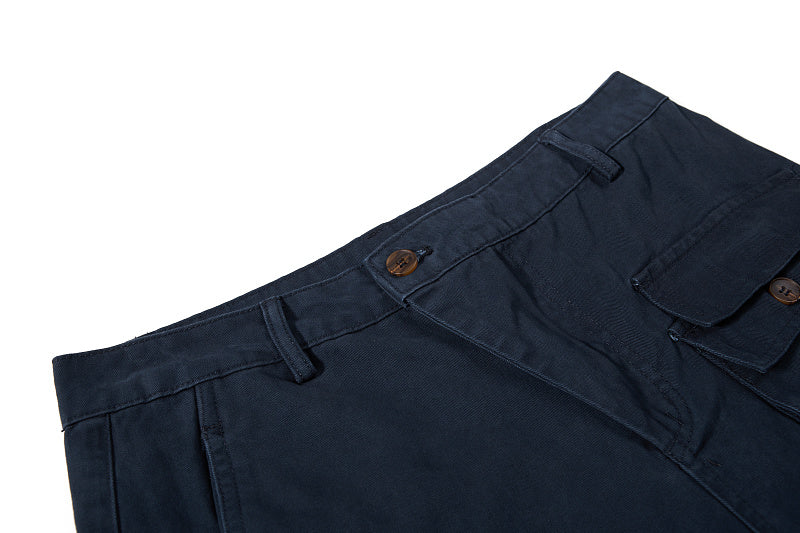Yiaknis Wide-Leg Cargo Trousers, Thigh Pocket, Dark Green and Navy – photo 31