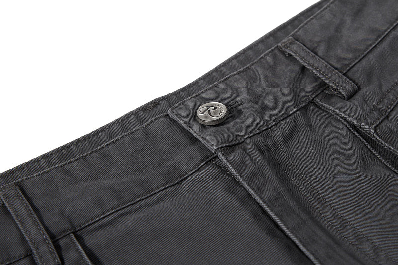 Yiaknis Cargo Trousers, Drawstring Pockets, Khaki and Dark Grey – photo 31