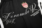 Yiaknis Zip-Up Hoodie and Sweatpants Set, Script Print, Blue and Black – photo 31