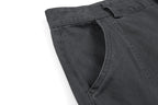 Yiaknis Khaki and Dark Grey Wide-Leg Cargo Trousers with Back Flap Pockets – photo 32