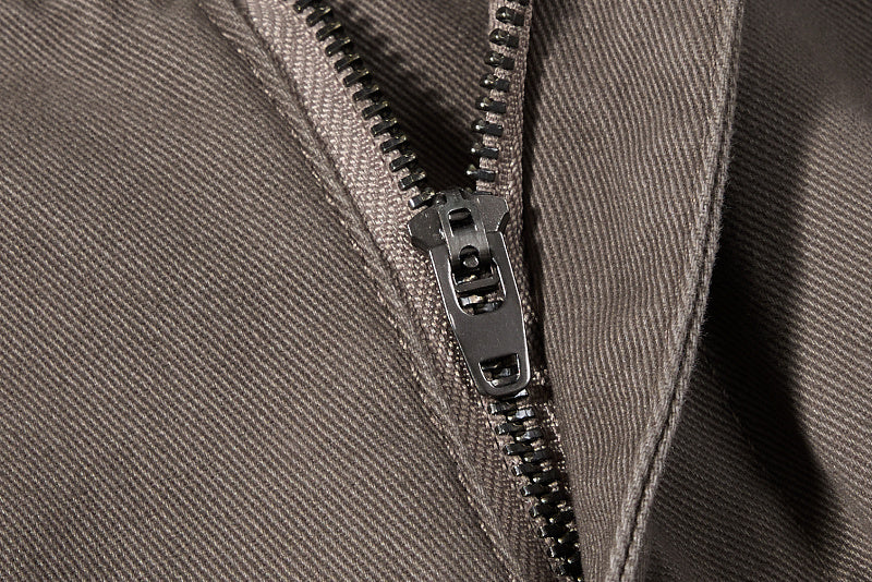 Yiaknis Grey and Brown Wide-Leg Cargo Trousers – photo 32