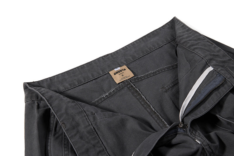 Yiaknis Cargo Trousers, Drawstring Pockets, Khaki and Dark Grey – photo 32