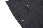 Yiaknis Wide-Leg Trousers with Diagonal Leg Seams, Navy and Dark Grey – photo 32