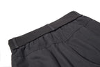 Yiaknis Baggy Wide-Leg Trousers, Drawstring Waist, Khaki and Dark Grey – photo 32