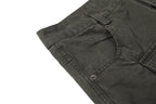 Yiaknis Wide-Leg Cargo Trousers, D-Ring Pockets, Black and Dark Green – photo 32