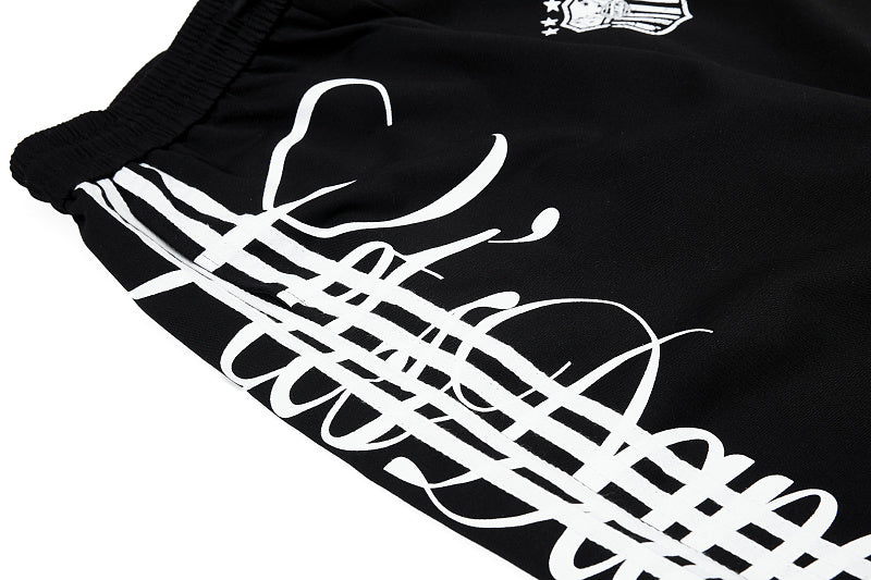 Yiaknis Zip-Up Hoodie and Sweatpants Set, 23 Print, Light Grey and Black