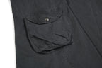 Yiaknis Khaki and Dark Grey Wide-Leg Cargo Trousers with Back Flap Pockets – photo 33