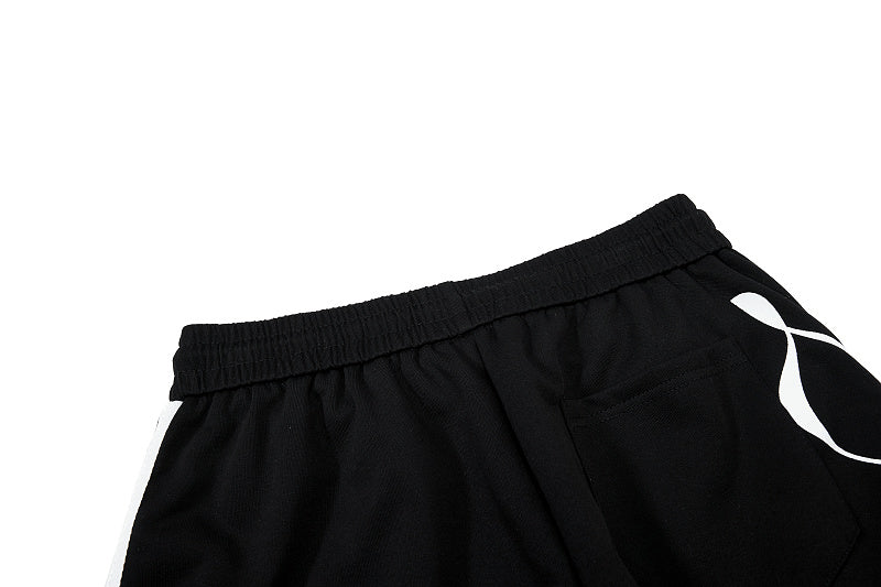 Yiaknis Zip-Up Hoodie and Sweatpants Set, 23 Print, Light Grey and Black