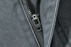 Yiaknis Wide-Leg Cropped Cargo Trousers, Mesh Panel, Blue and Grey – photo 33