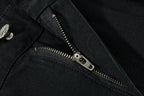 Yiaknis Wide-Leg Cargo Trousers, Snap Pockets, Dark Green and Black – photo 33