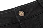 Yiaknis Wide-Leg Trousers with Button Fly and Flap Pockets, Khaki and Black – photo 33