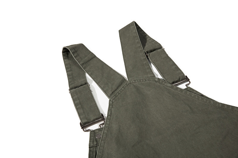 Yiaknis Cargo Overalls, Side Pockets, Khaki and Army Green