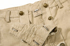 Yiaknis Wide-Leg Trousers with Rope Front Lacing, Black and Beige – photo 34