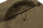 Yiaknis Wide-Leg Cargo Trousers, Pocket Straps, Dark Green and Khaki – photo 34