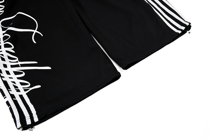 Yiaknis Zip-Up Hoodie and Sweatpants Set, 23 Print, Light Grey and Black
