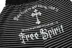 Yiaknis Striped Wide-Leg Trousers, Letter Print, Black and White Stripes – photo 34