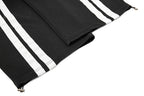 Yiaknis Zip-Up Hoodie and Sweatpants Set, Script Print, Blue and Black – photo 34