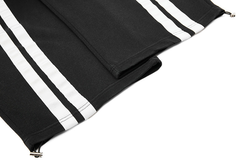 Yiaknis Zip-Up Hoodie and Sweatpants Set, Script Print, Blue and Black – photo 34