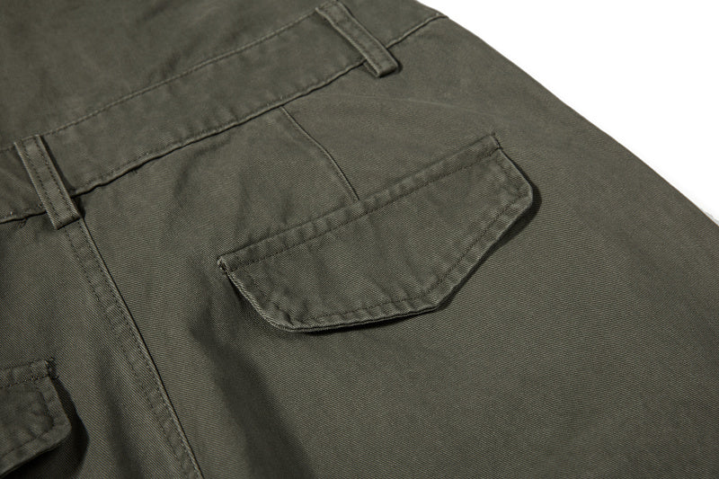 Yiaknis Cargo Overalls, Side Pockets, Khaki and Army Green
