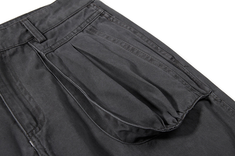 Yiaknis Cargo Trousers, Drawstring Pockets, Khaki and Dark Grey – photo 34