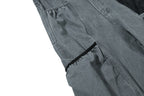 Yiaknis Wide-Leg Cropped Cargo Trousers, Mesh Panel, Blue and Grey – photo 35