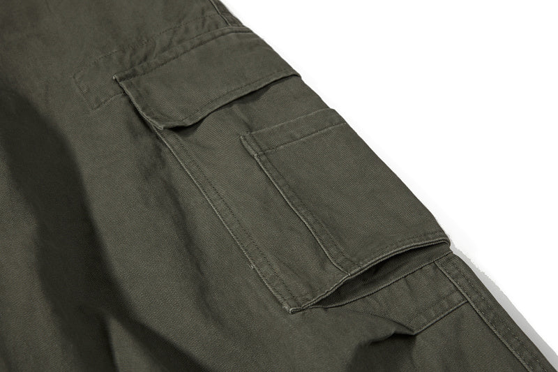 Yiaknis Cargo Overalls, Side Pockets, Khaki and Army Green