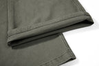 Yiaknis Wide-Leg Cargo Trousers with Button Front, Navy and Grey Green – photo 36