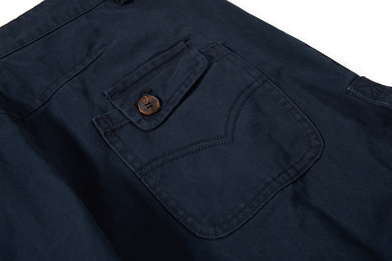 Yiaknis Wide-Leg Cargo Trousers, Thigh Pocket, Dark Green and Navy – photo 36
