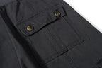 Yiaknis Khaki and Dark Grey Wide-Leg Cargo Trousers with Elastic Back Waist – photo 36