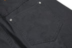 Yiaknis Wide-Leg Trousers with Diagonal Leg Seams, Navy and Dark Grey – photo 36