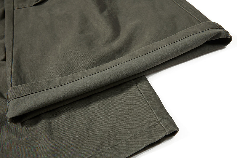 Yiaknis Cargo Overalls, Side Pockets, Khaki and Army Green