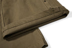 Yiaknis Wide-Leg Cargo Trousers, Pocket Straps, Dark Green and Khaki – photo 37
