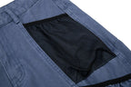 Yiaknis Wide-Leg Cargo Trousers with Mesh Pocket, Dark Grey and Blue – photo 37