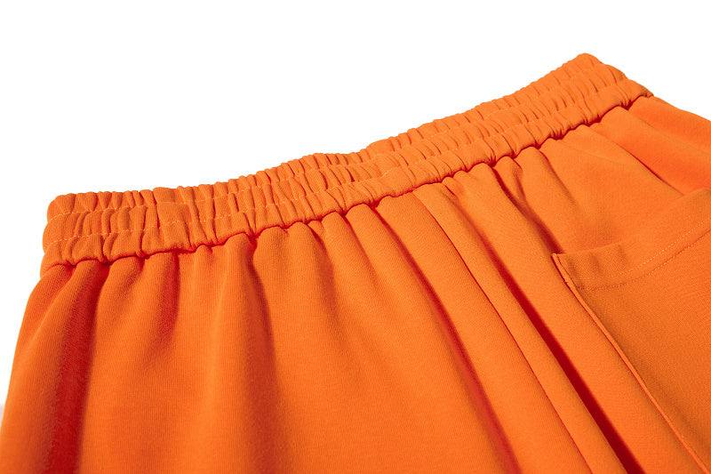 Yiaknis Wide-Leg Trousers, Script Letter, Black and Orange – photo 37