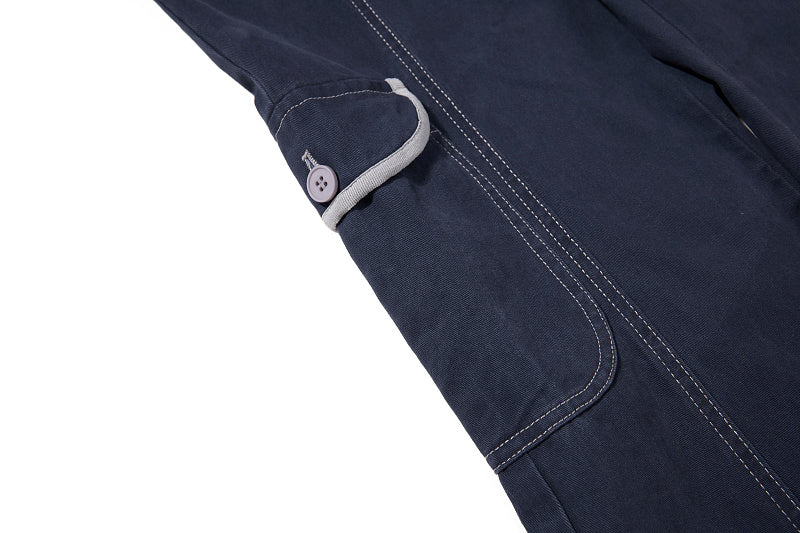 Yiaknis Flared Trousers, Drawstring Waist, Beige and Navy – photo 37
