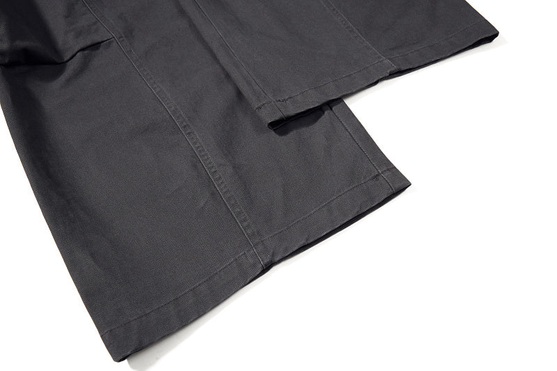 Yiaknis Baggy Wide-Leg Trousers, Drawstring Waist, Khaki and Dark Grey – photo 37