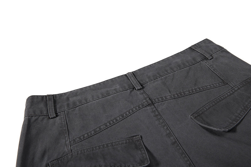 Yiaknis Cargo Trousers, Drawstring Pockets, Khaki and Dark Grey – photo 38