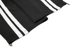 Yiaknis Wide-Leg Trousers, Side Stripes, Blue and Black – photo 38