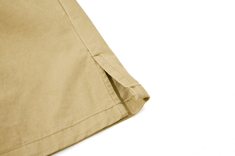 Yiaknis Wide-Leg Cropped Cargo Trousers, Button Fly, Green and Khaki – photo 38