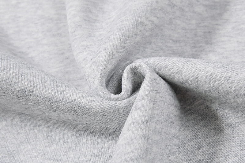 Yiaknis Wide-Leg Sweatpants, Colourful Buttons, Black and Light Grey
