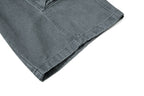 Yiaknis Wide-Leg Cropped Cargo Trousers, Mesh Panel, Blue and Grey – photo 39