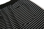 Yiaknis Striped Wide-Leg Trousers, Letter Print, Black and White Stripes – photo 39