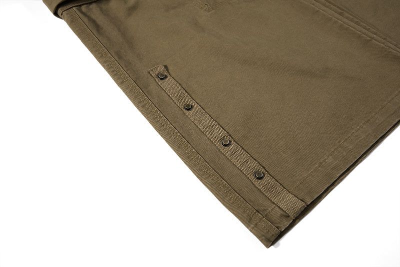 Yiaknis Wide-Leg Cargo Trousers, Pocket Straps, Dark Green and Khaki – photo 39