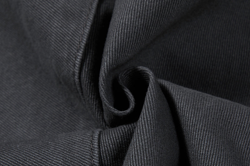 Yiaknis Wide-Leg Trousers with Diagonal Leg Seams, Navy and Dark Grey – photo 39