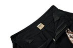 Yiaknis Wide-Leg Cargo Trousers, Snap Pockets, Dark Green and Black – photo 40